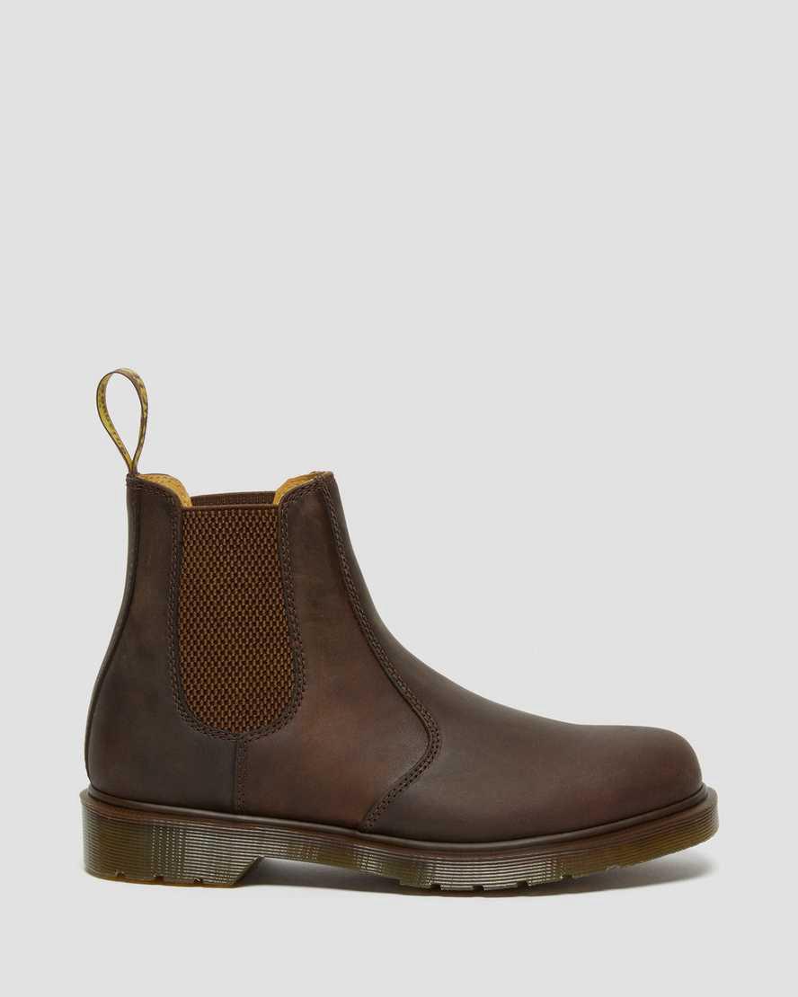 Dr Martens 2976 Crazy Horse Leather Chelsea Naisten Originals Boots Ruskea  Suomi |  8492TNGES