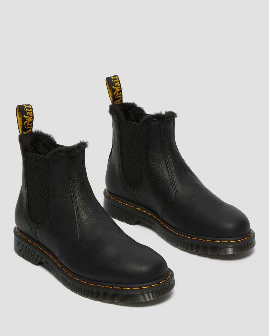 Dr Martens 2976 Faux Fur Lined Chelsea Naisten Talvisaappaat Mustat  Suomi |  7638WEXOQ