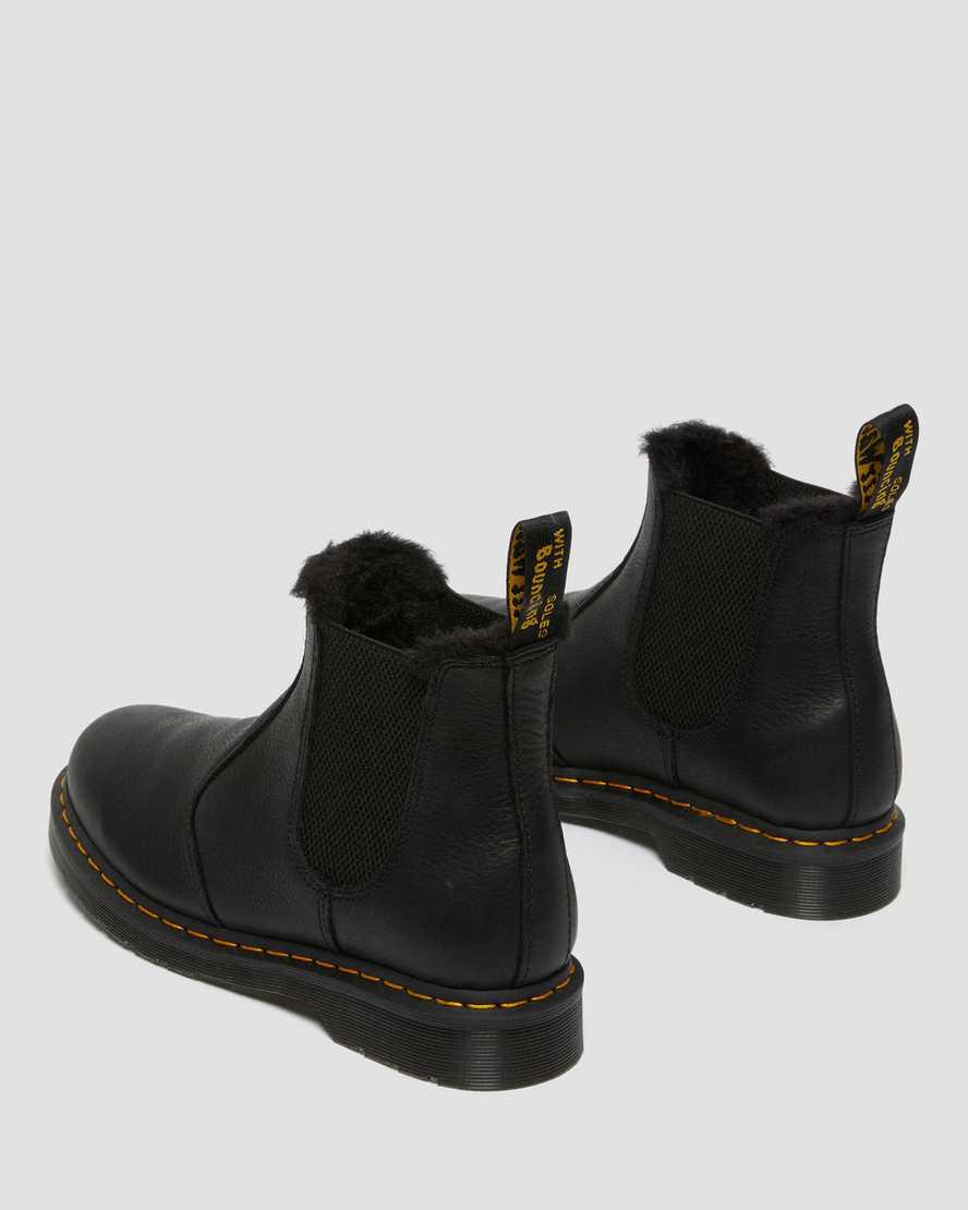 Dr Martens 2976 Faux Fur Lined Chelsea Naisten Talvisaappaat Mustat  Suomi |  7638WEXOQ