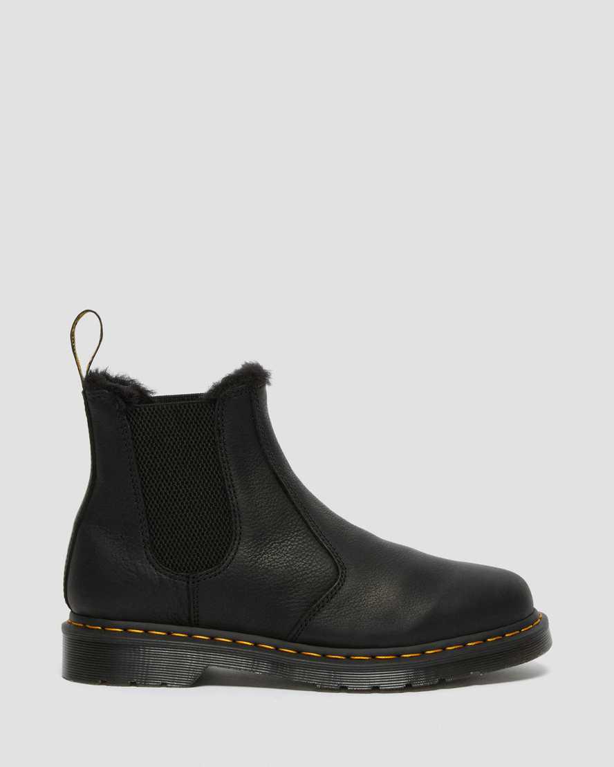 Dr Martens 2976 Faux Fur Lined Chelsea Naisten Talvisaappaat Mustat  Suomi |  7638WEXOQ