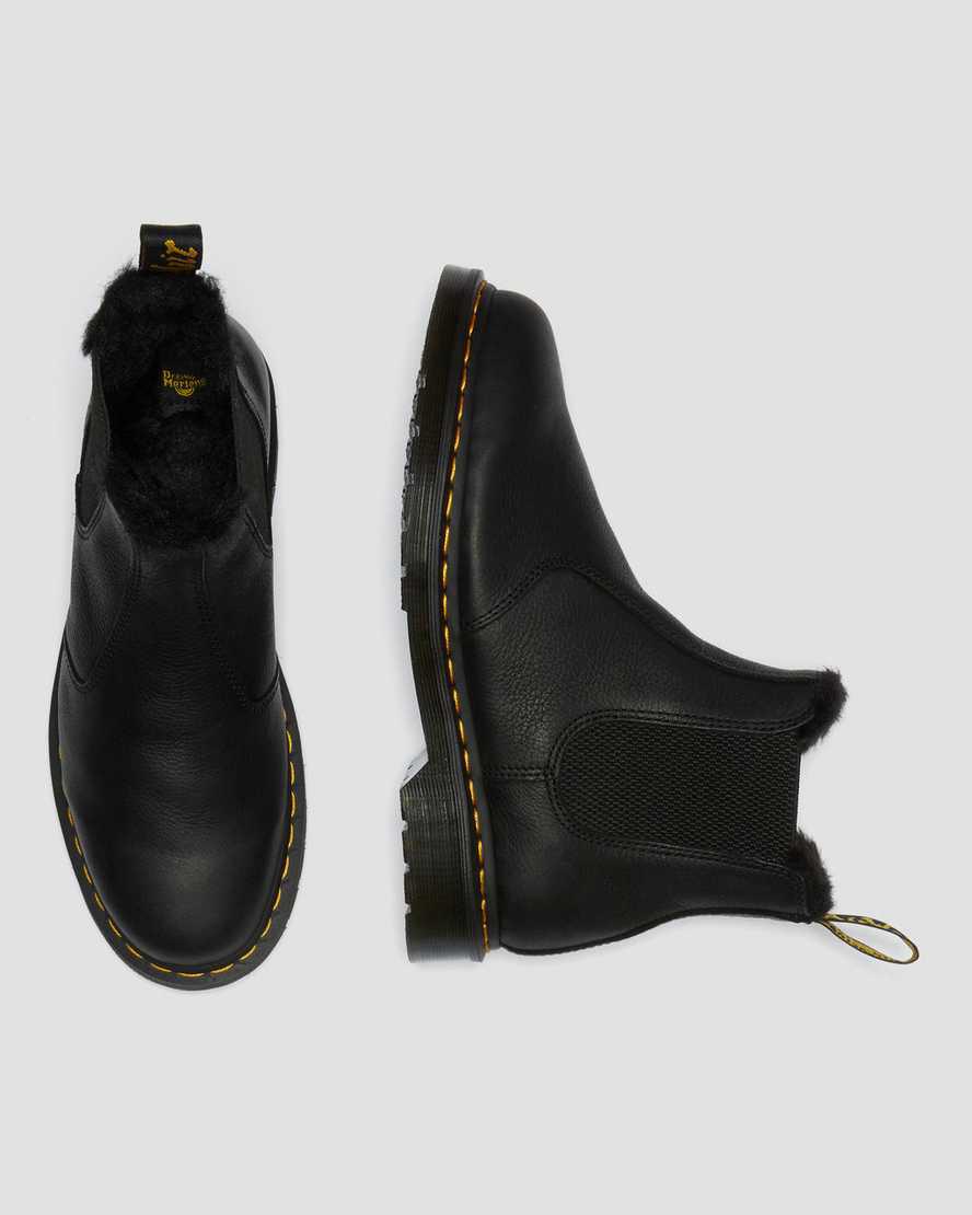 Dr Martens 2976 Faux Fur Lined Chelsea Naisten Talvisaappaat Mustat  Suomi |  7638WEXOQ