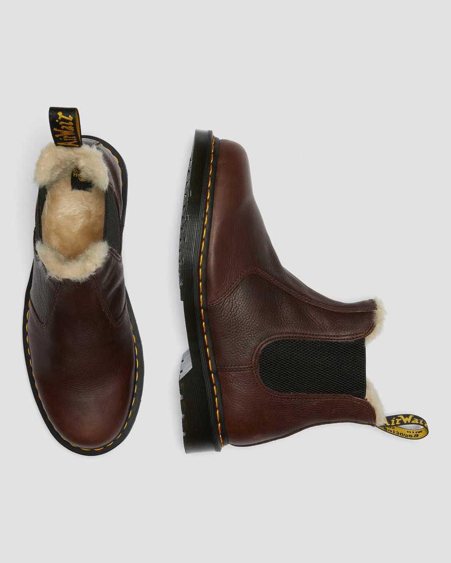 Dr Martens 2976 Faux Fur Lined Chelsea Naisten Talvisaappaat Ruskea  Suomi |  8054DOBLV