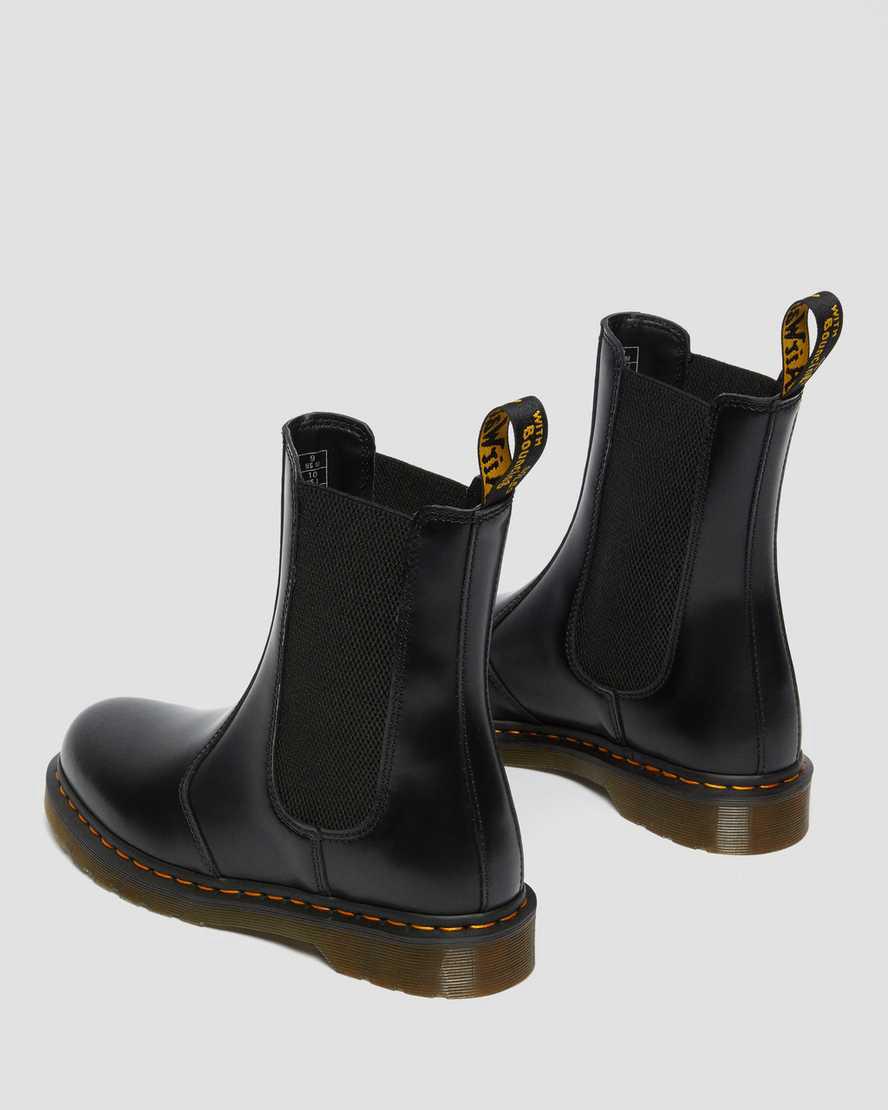 Dr Martens 2976 Hi Smooth Leather Chelsea Naisten Nilkkurit Mustat  Suomi |  1860YPGEB