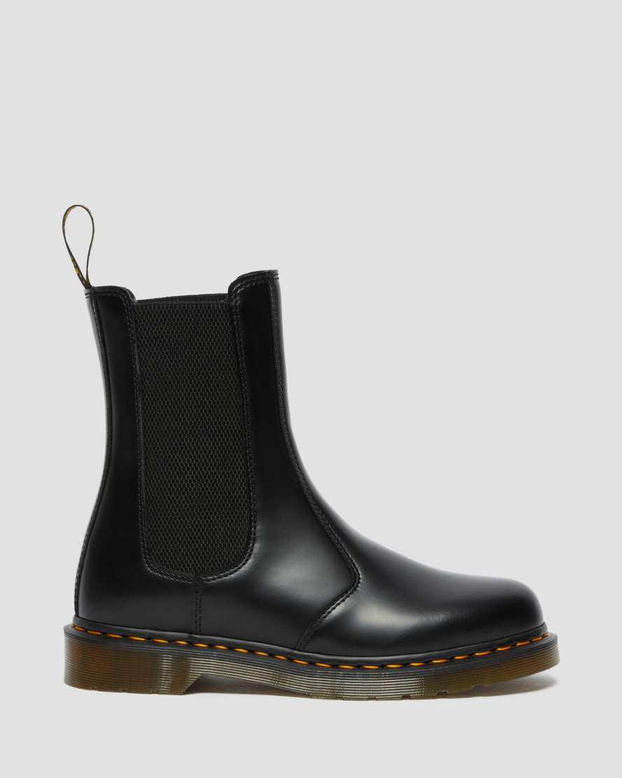 Dr Martens 2976 Hi Smooth Leather Chelsea Naisten Nilkkurit Mustat  Suomi |  1860YPGEB