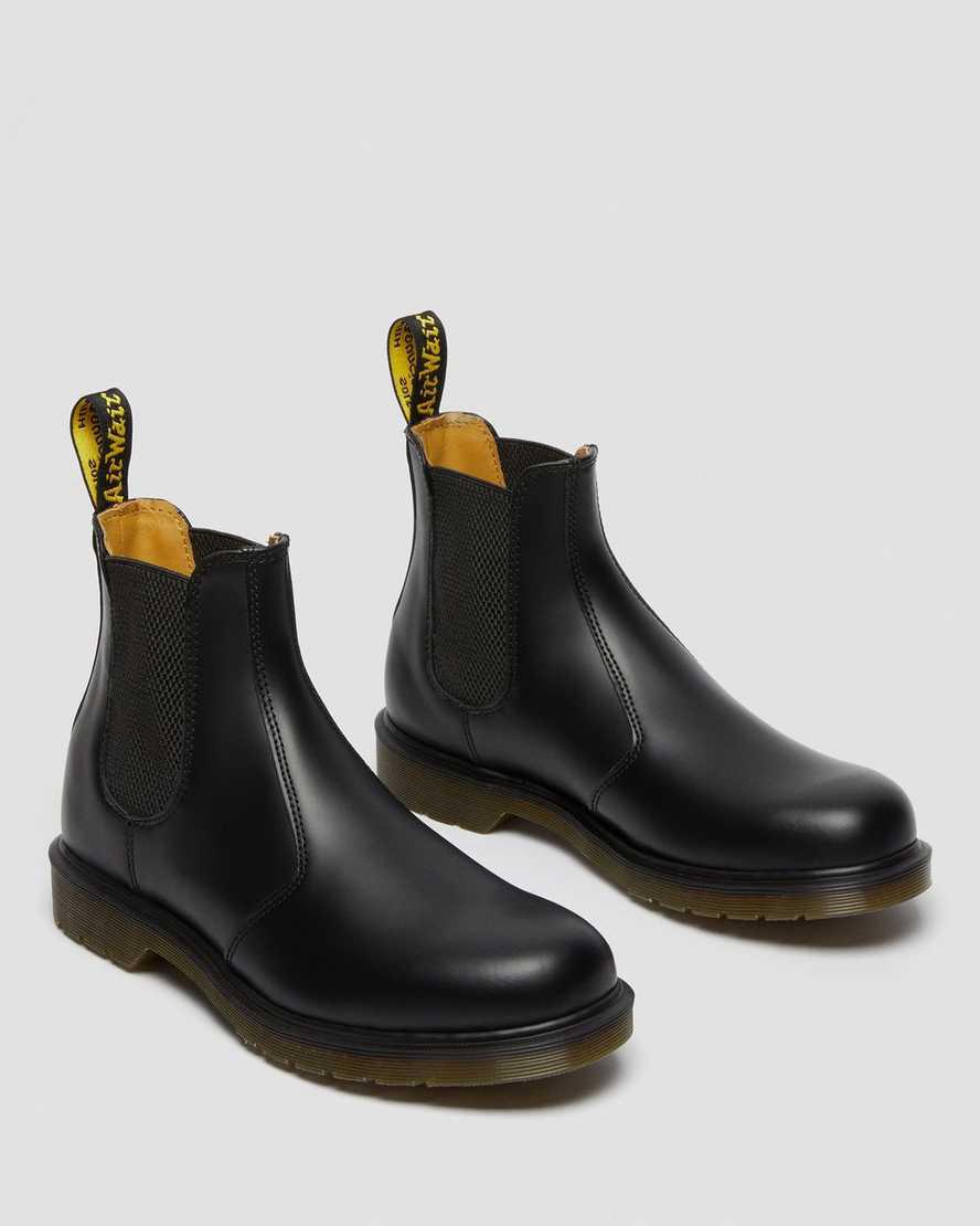 Dr Martens 2976 Smooth Leather Naisten Chelsea Saappaat Mustat  Suomi |  8410AOSWG