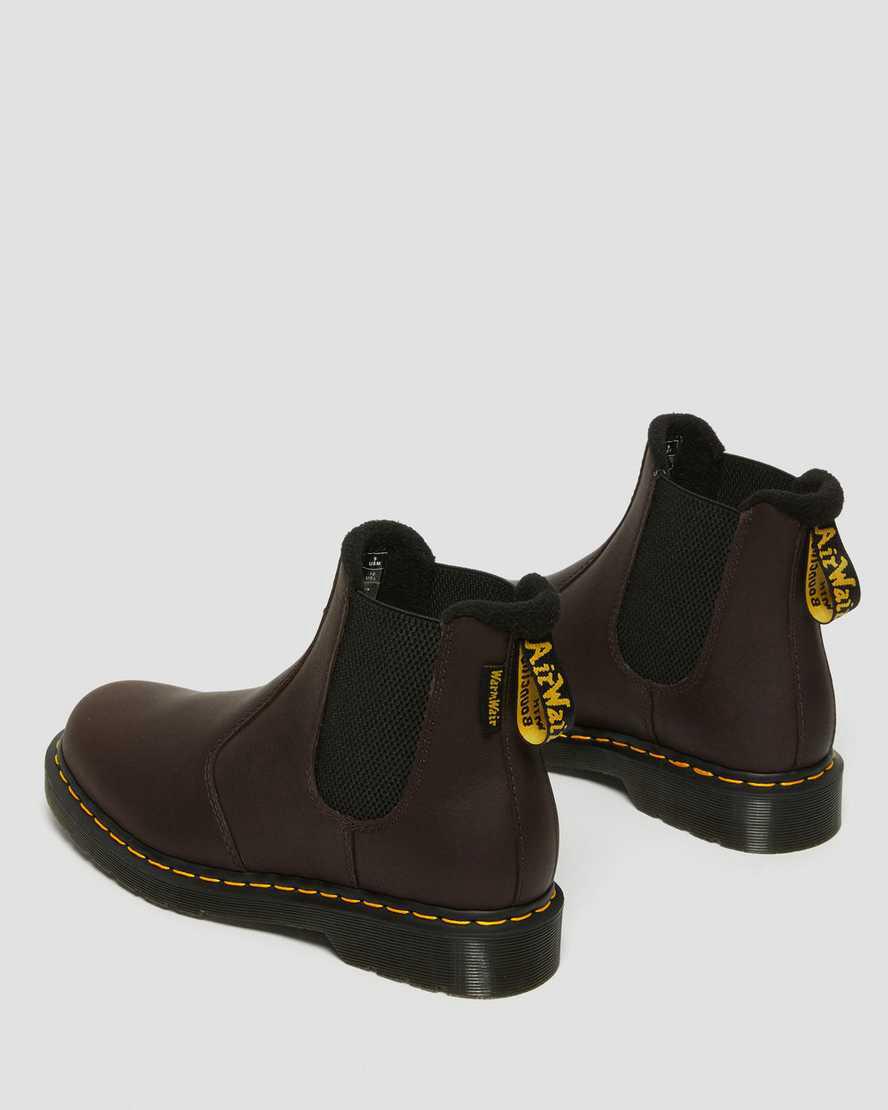 Dr Martens 2976 Warmwair Leather Chelsea Naisten Nilkkurit Tummanruskea  Suomi |  2548WKXJS