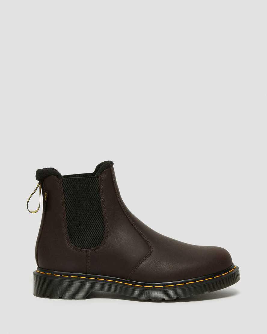 Dr Martens 2976 Warmwair Leather Chelsea Naisten Nilkkurit Tummanruskea  Suomi |  2548WKXJS