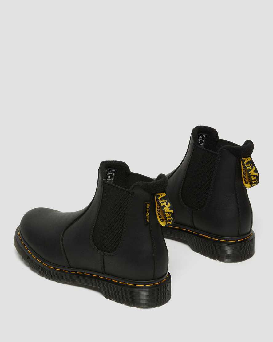 Dr Martens 2976 Warmwair Leather Chelsea Miesten Originals Boots Mustat  Suomi |  2950BZEKT