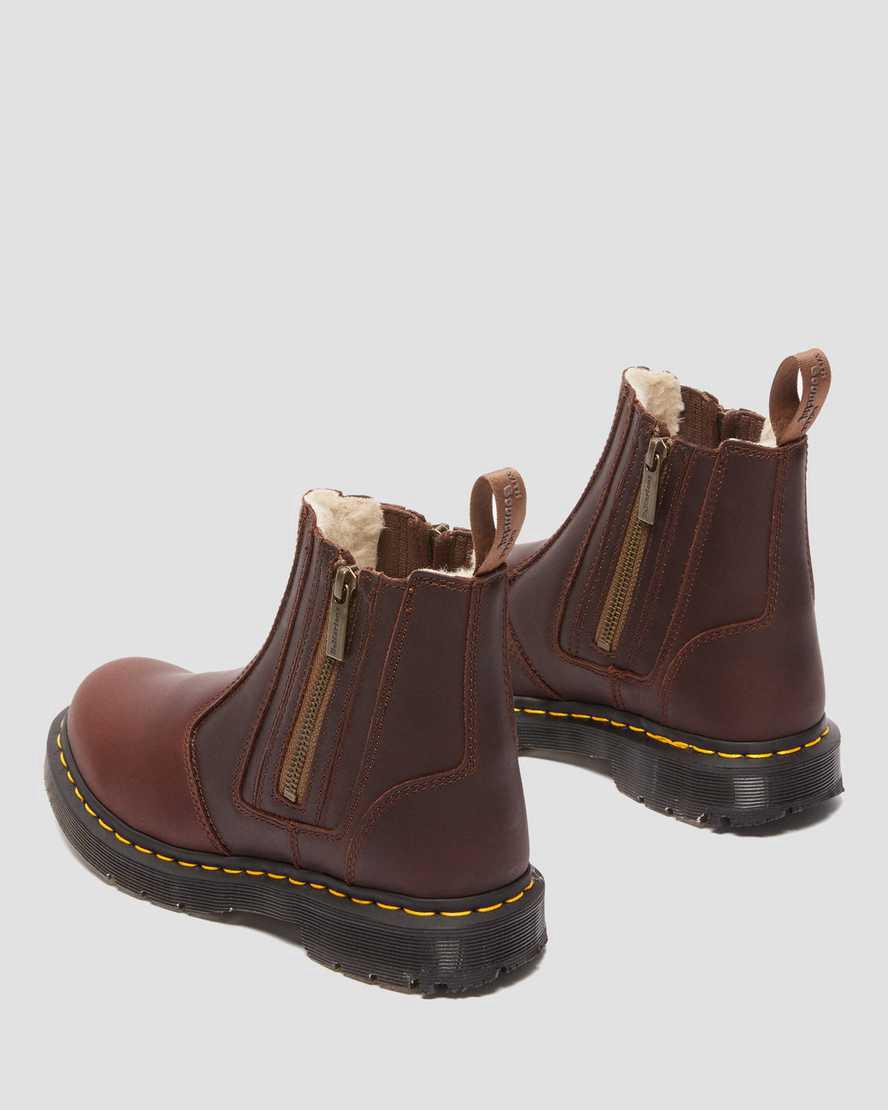 Dr Martens 2976 Wintergrip Zip Chelsea Naisten Talvisaappaat Ruskea  Suomi |  9350EDLBY