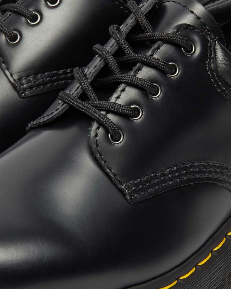 Dr Martens 8053 Leather Platform Naisten Vapaa-ajan Saappaat Mustat  Suomi |  3280RXHOF