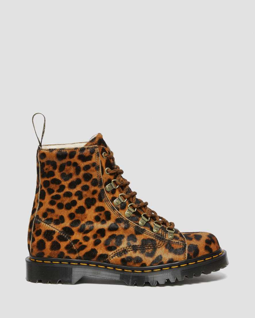 Dr Martens Barton Made in England Leopard Miesten Nilkkurit Monivärinen  Suomi |  8253PIQEA