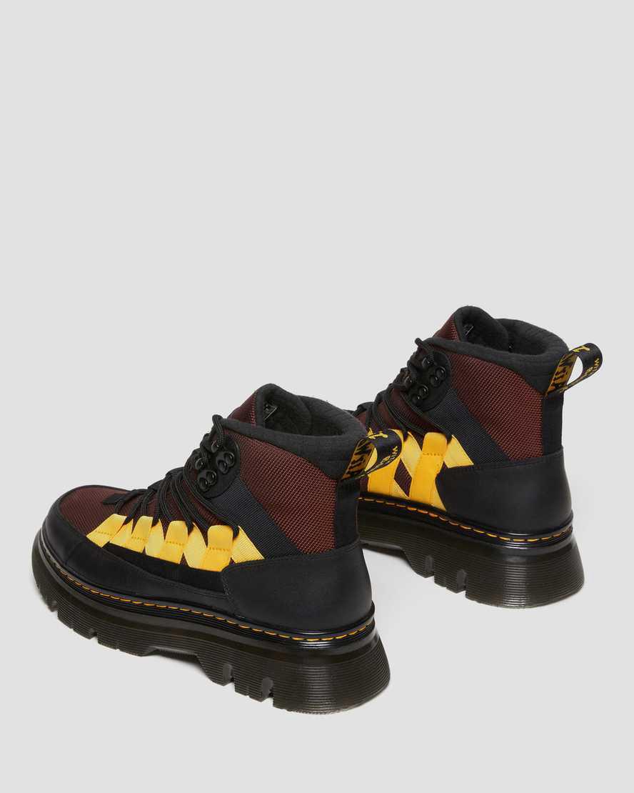 Dr Martens Boury Warmwair Contrast Miesten Vapaa-ajan Saappaat Black/Tan Ajax / 50/50  Suomi |  0914RYPIN