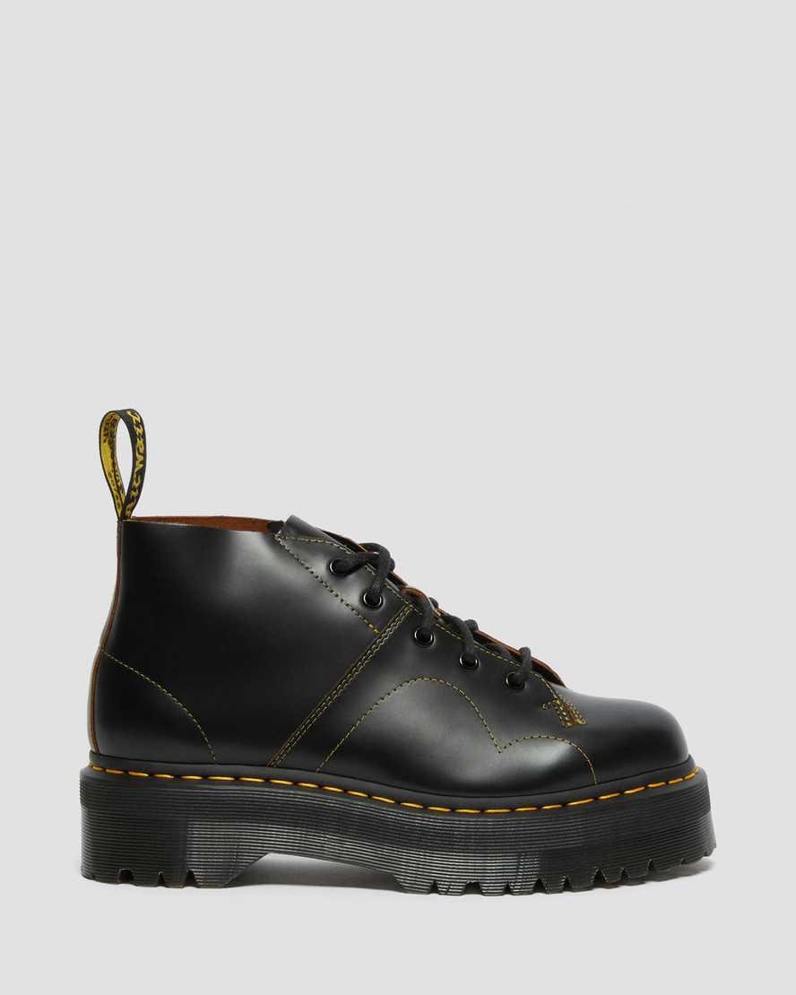 Dr Martens Church Monkey Miesten Platform Saappaat Mustat  Suomi |  8510JPMOU