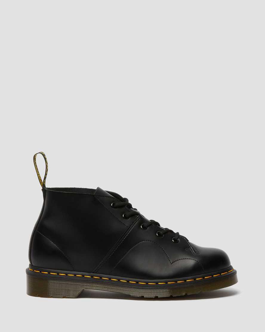 Dr Martens Church Smooth Leather Monkey Miesten Nilkkurit Mustat  Suomi |  1479IWFBS