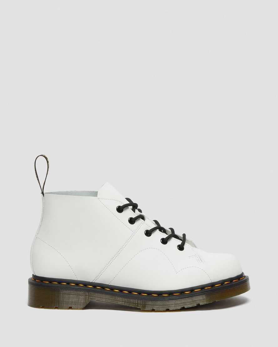 Dr Martens Church Smooth Leather Monkey Miesten Originals Boots Valkoinen  Suomi |  2730VPCWI