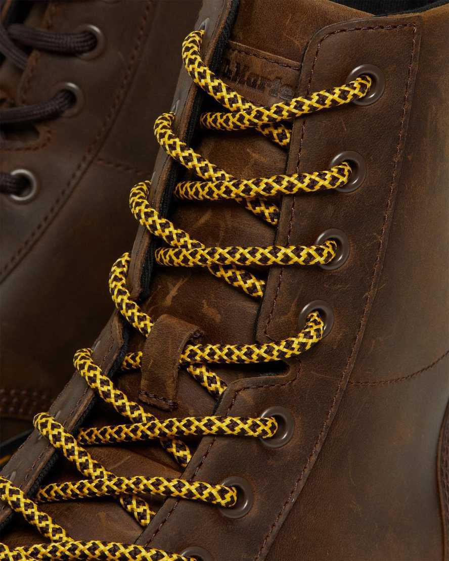 Dr Martens Combs Crazy Horse Leather Miesten Nilkkurit Ruskea  Suomi |  9438DZBAN