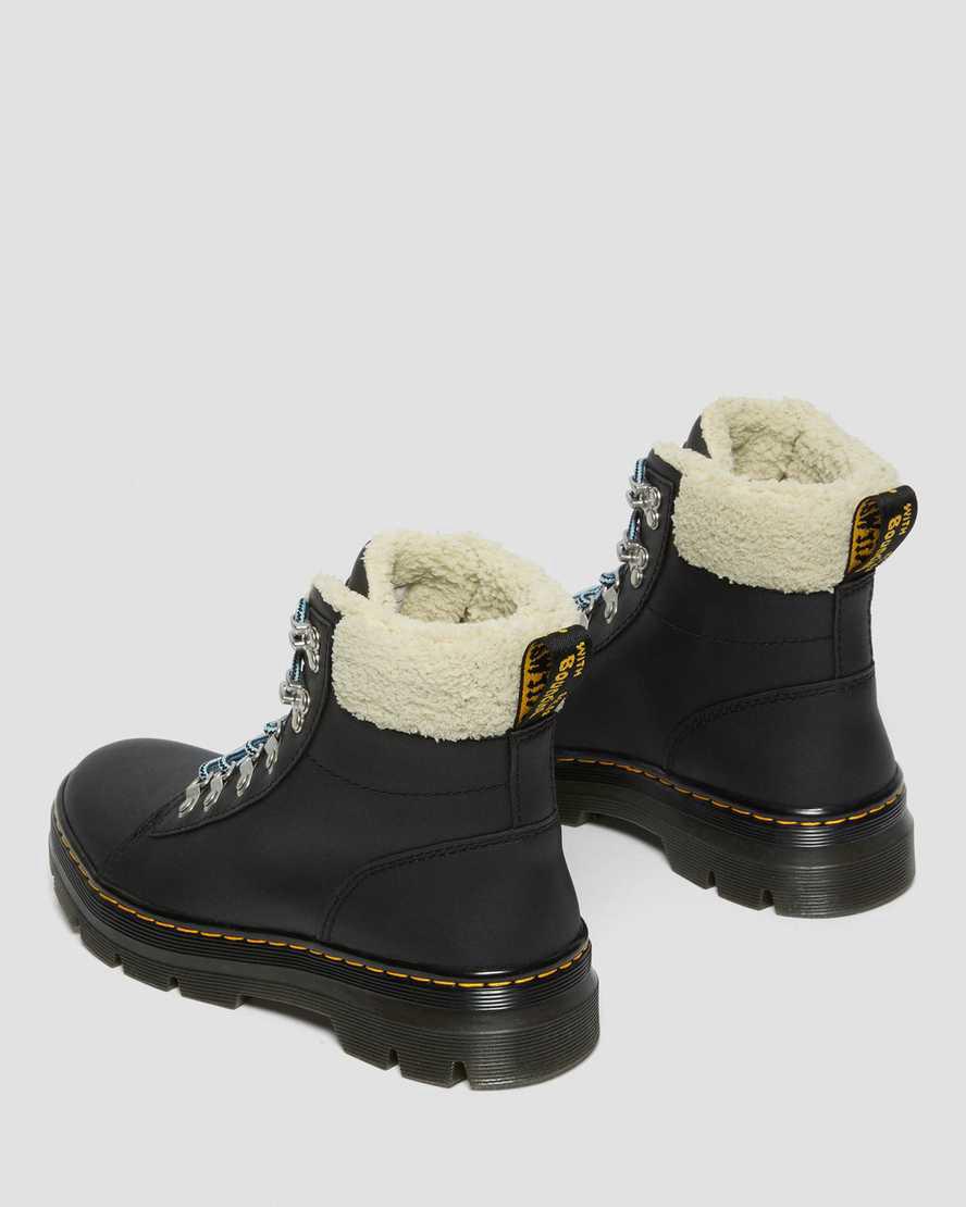 Dr Martens Combs Faux Fur-Lined Casual Naisten Talvisaappaat Mustat  Suomi |  3574DRYSA