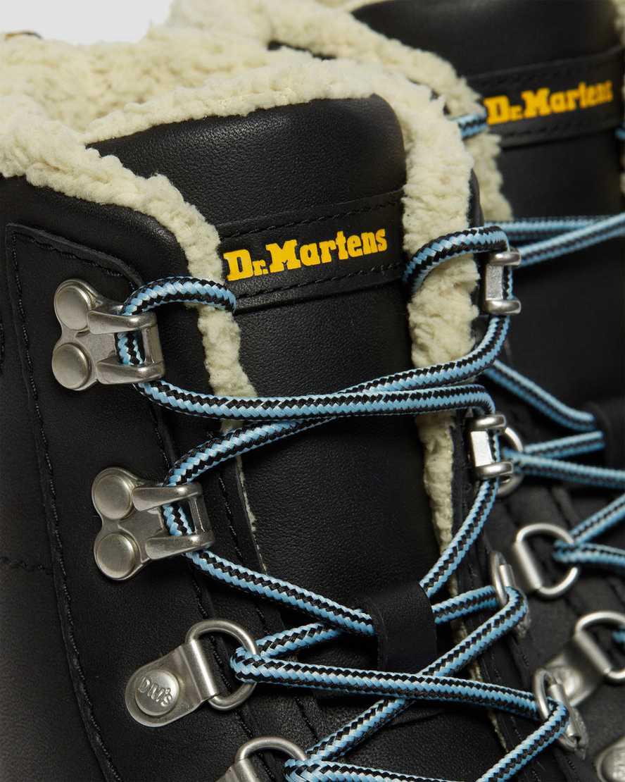 Dr Martens Combs Faux Fur-Lined Naisten Vapaa-ajan Saappaat Mustat  Suomi |  6914IKODW