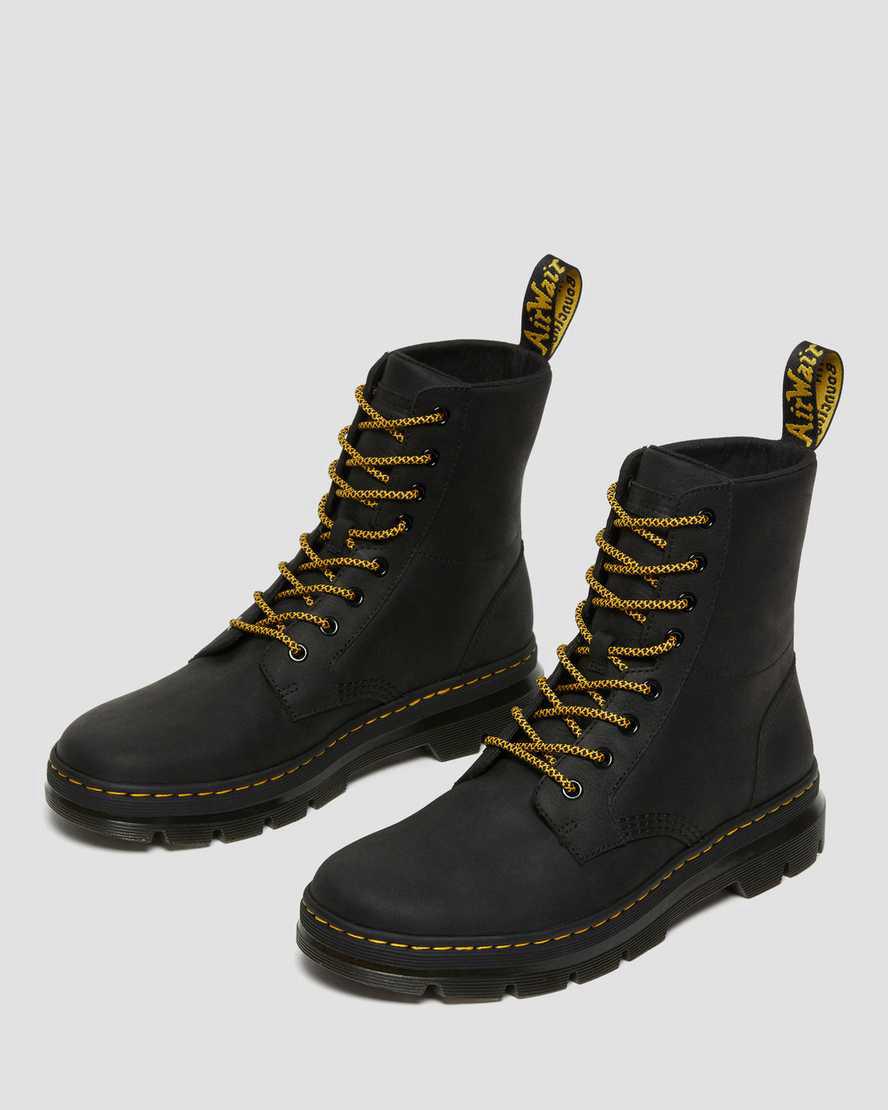 Dr Martens Combs Leather Naisten Nilkkurit Mustat  Suomi |  1973GMODE