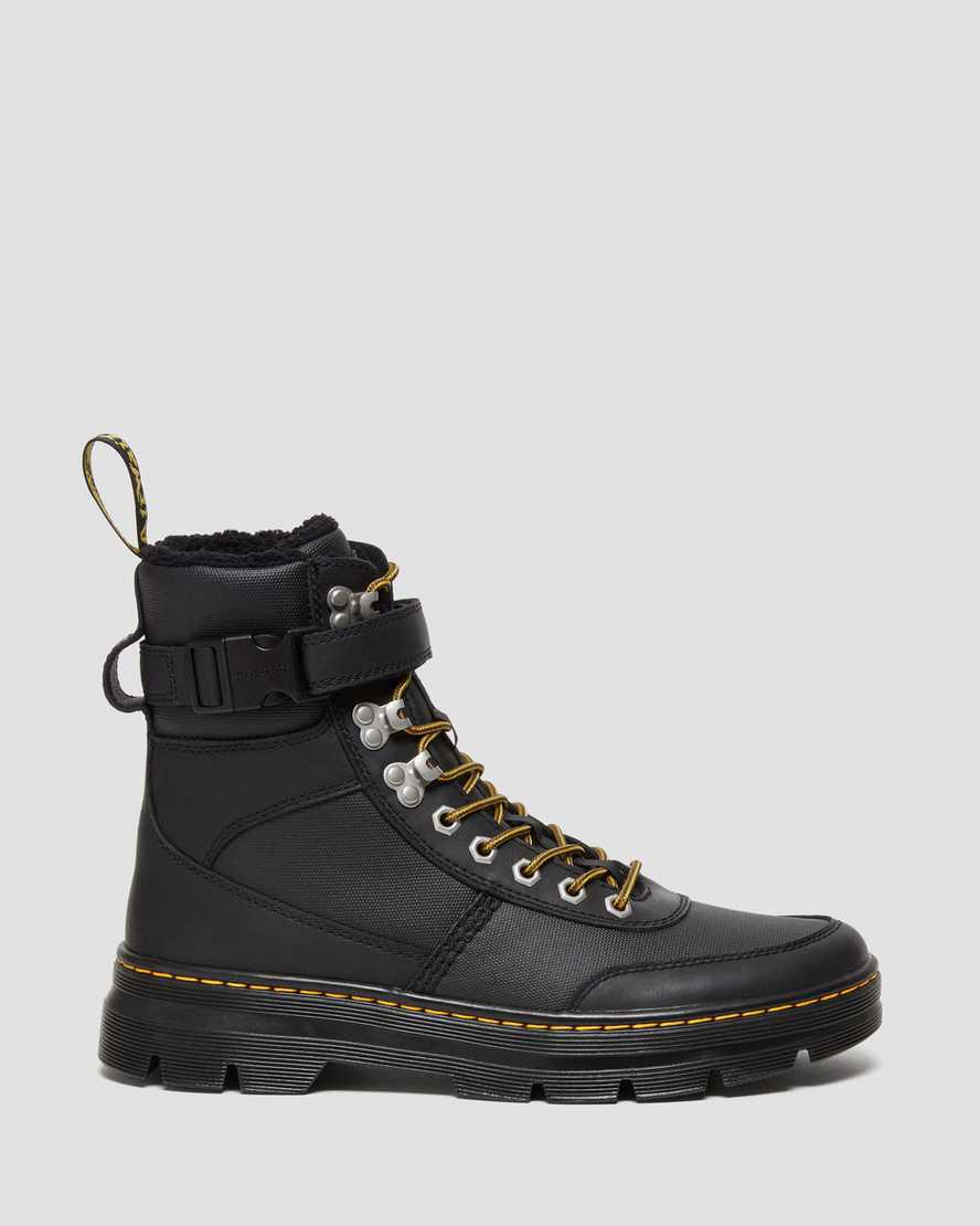 Dr Martens Combs Tech Faux Fur-Lined Naisten Vapaa-ajan Saappaat Mustat  Suomi |  5208JLUAO