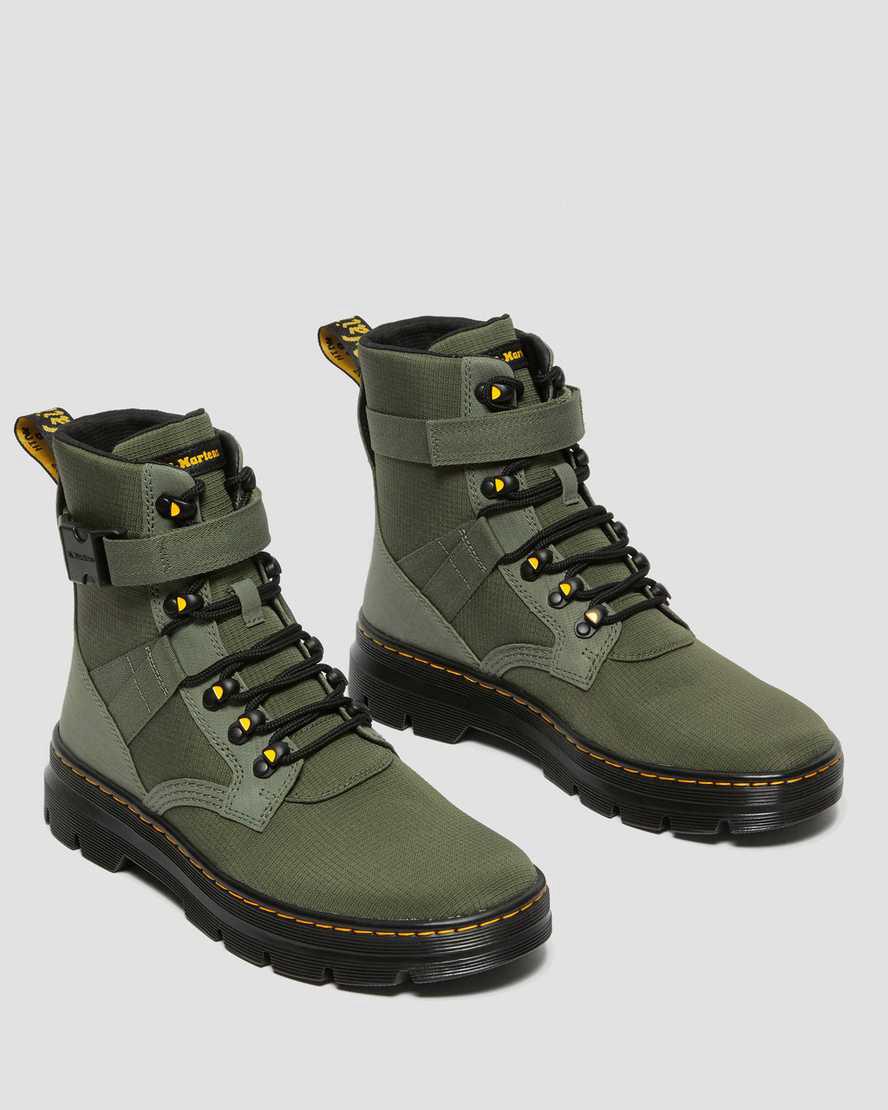 Dr Martens Combs Tech II Poly Naisten Nilkkurit Khaki Vihreä  Suomi |  2453LZUMK