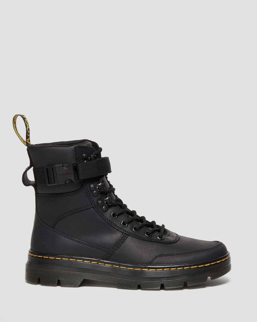 Dr Martens Combs Tech Wyoming Leather Naisten Nilkkurit Mustat  Suomi |  1240PIGSZ