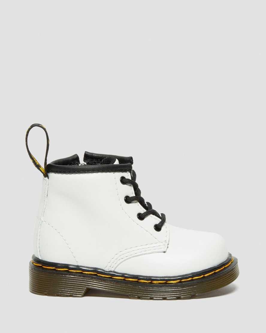 Dr Martens Infant 1460 Leather Lasten Nauhasaappaat Valkoinen  Suomi |  0692ZFOXA