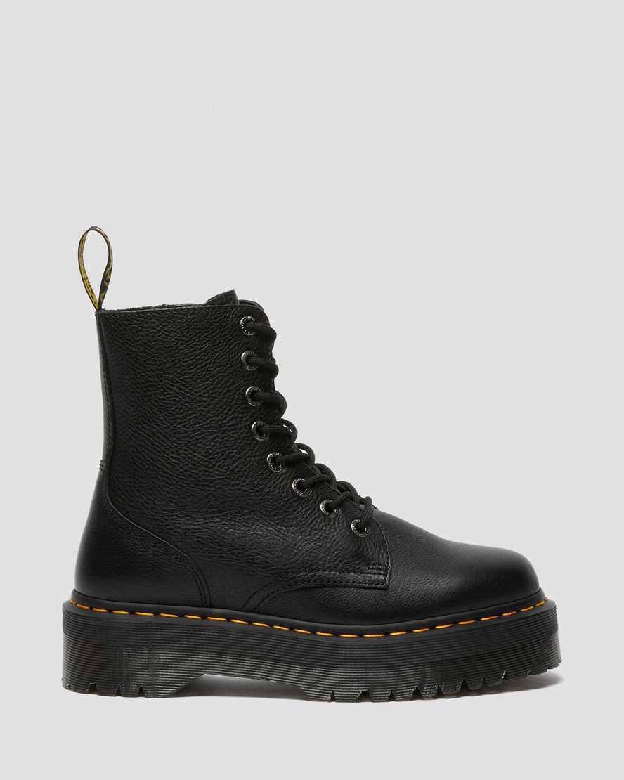 Dr Martens Jadon Boot III Pisa Leather Miesten Platform Saappaat Mustat  Suomi |  0257PMQOG