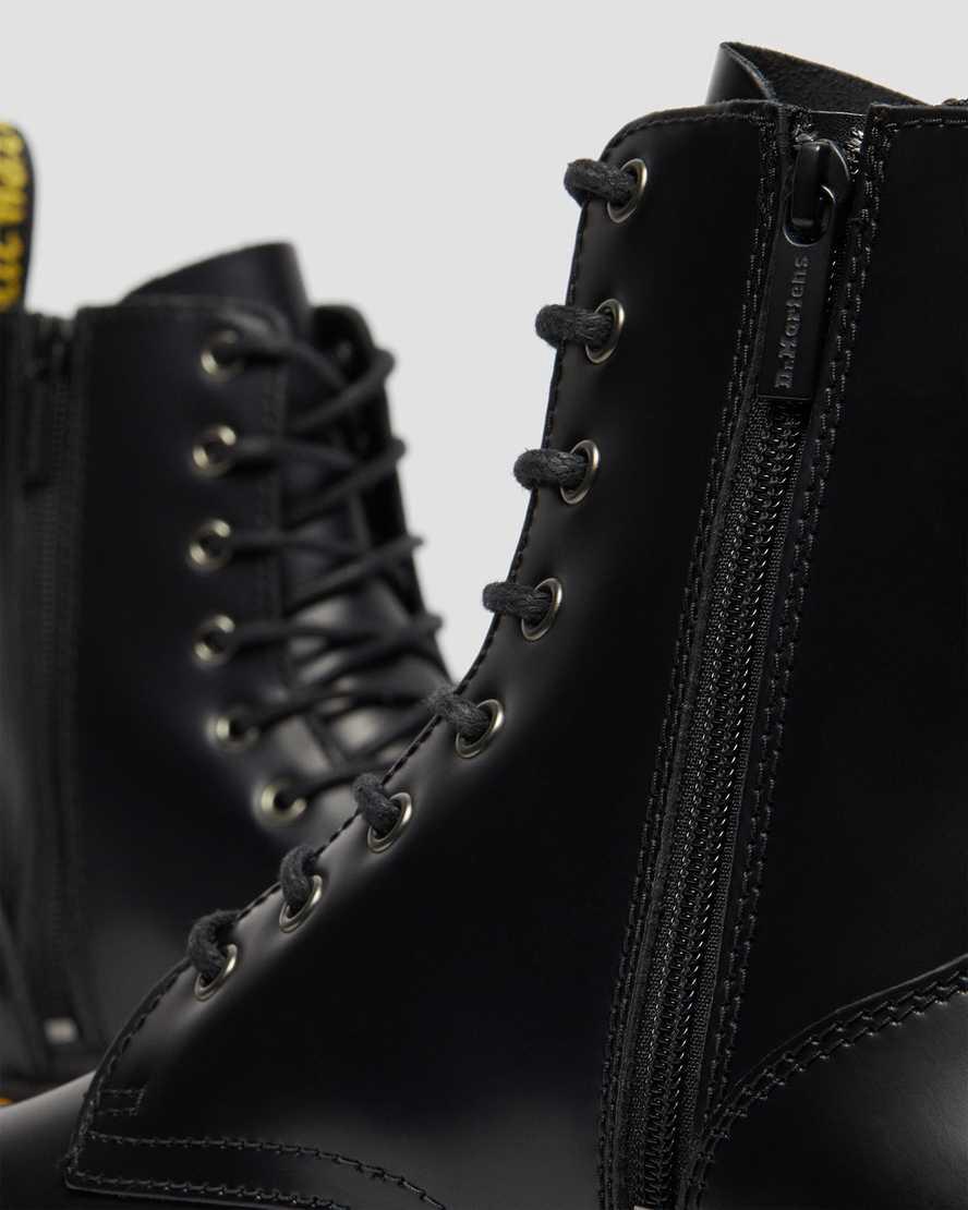 Dr Martens Jadon  Suomi |  Official Miesten Platform Saappaat Mustat  Suomi |  4809ITALQ