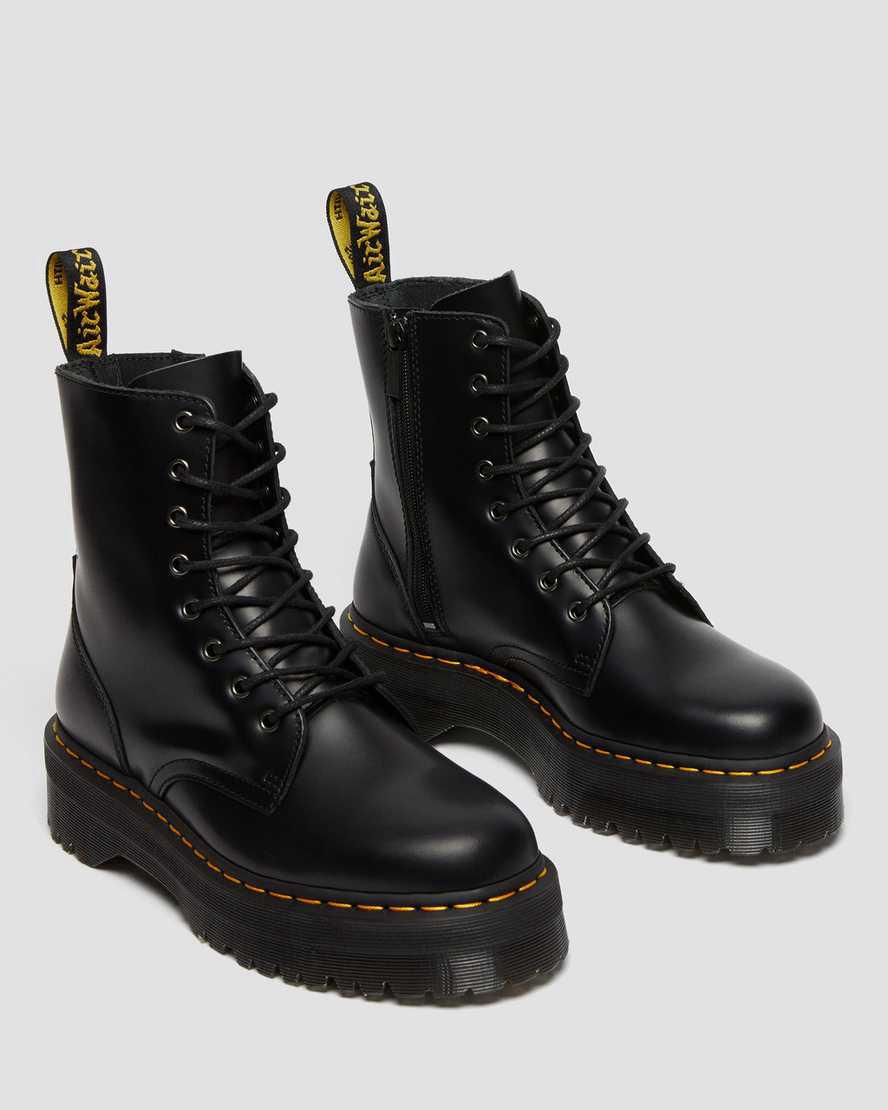 Dr Martens Jadon  Suomi |  Official Miesten Platform Saappaat Mustat  Suomi |  4809ITALQ