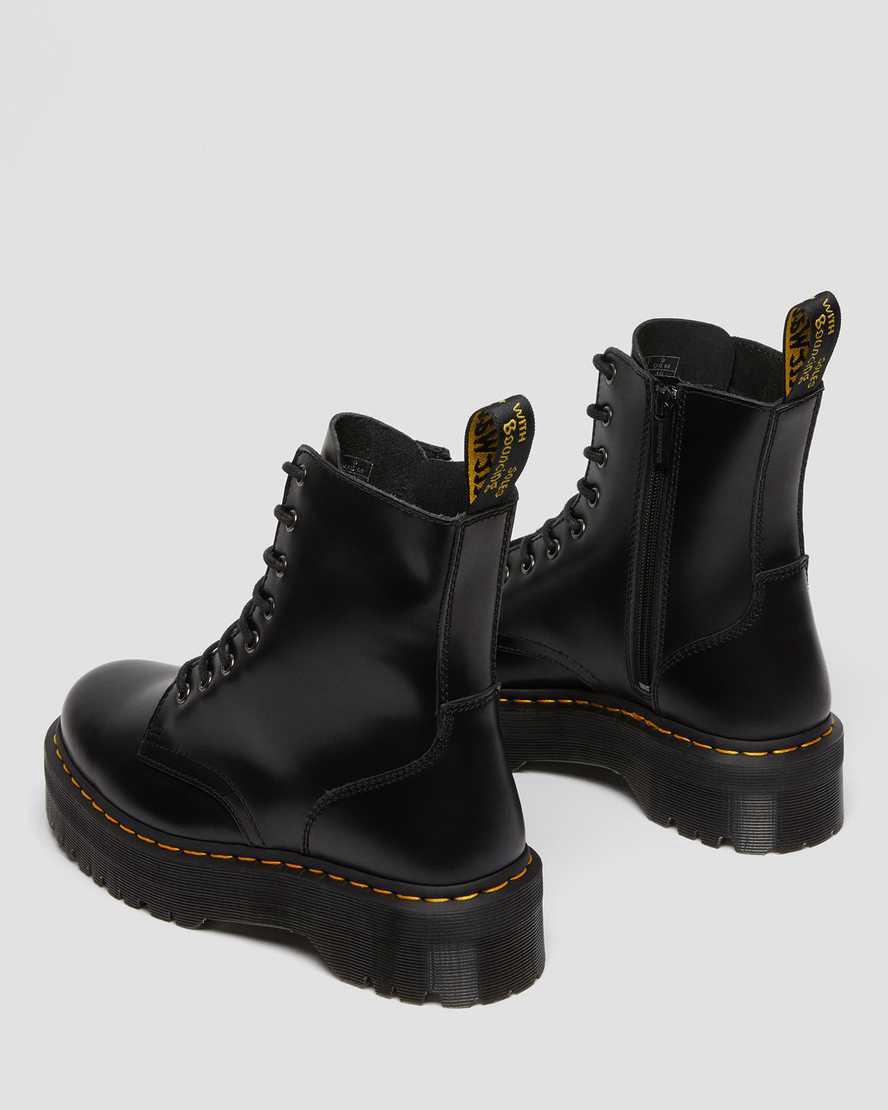 Dr Martens Jadon  Suomi |  Official Miesten Platform Saappaat Mustat  Suomi |  4809ITALQ