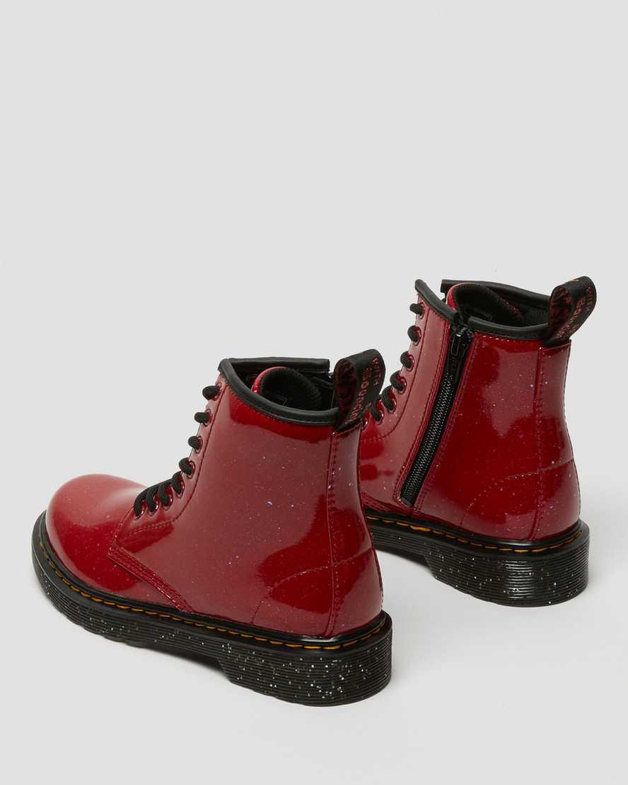 Dr Martens Junior 1460 Glitter Lasten Nauhasaappaat Punainen  Suomi |  4283OSXNT