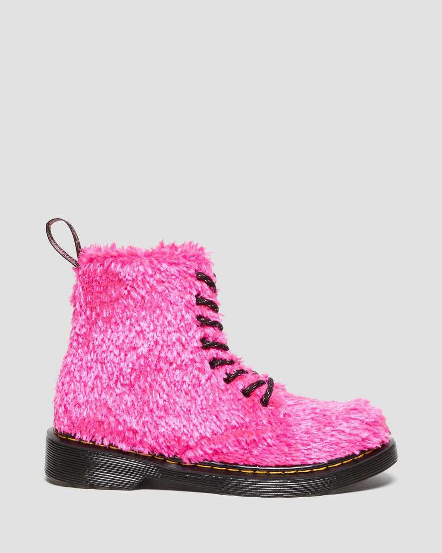 Dr Martens Junior 1460 Pascal Tinsel Fur Lasten Nauhasaappaat Pinkki  Suomi |  0358GIJVP