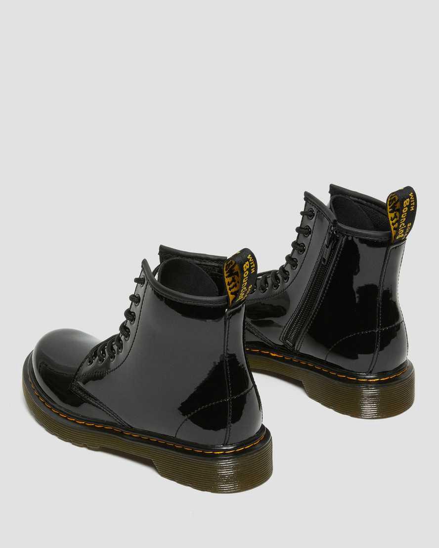 Dr Martens Junior 1460 Patent Leather Lasten Nauhasaappaat Mustat  Suomi |  9872INESG