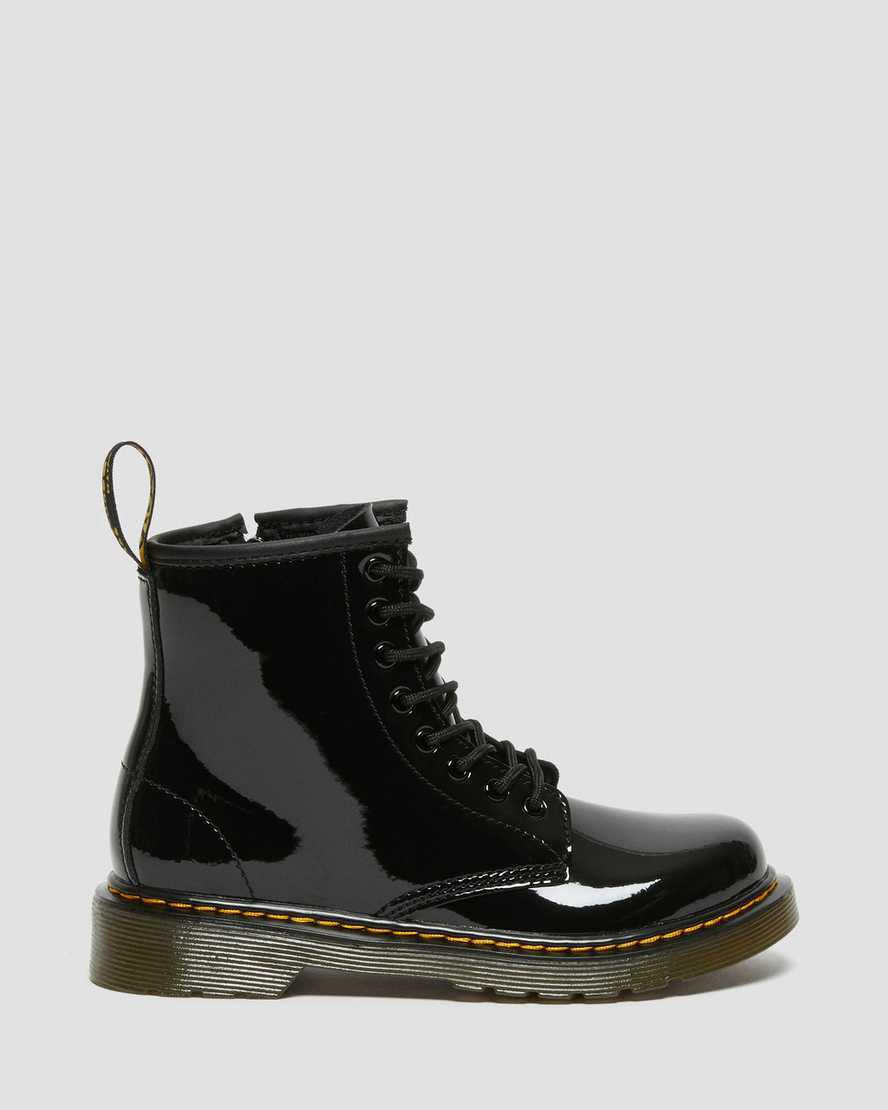 Dr Martens Junior 1460 Patent Leather Lasten Nauhasaappaat Mustat  Suomi |  9872INESG