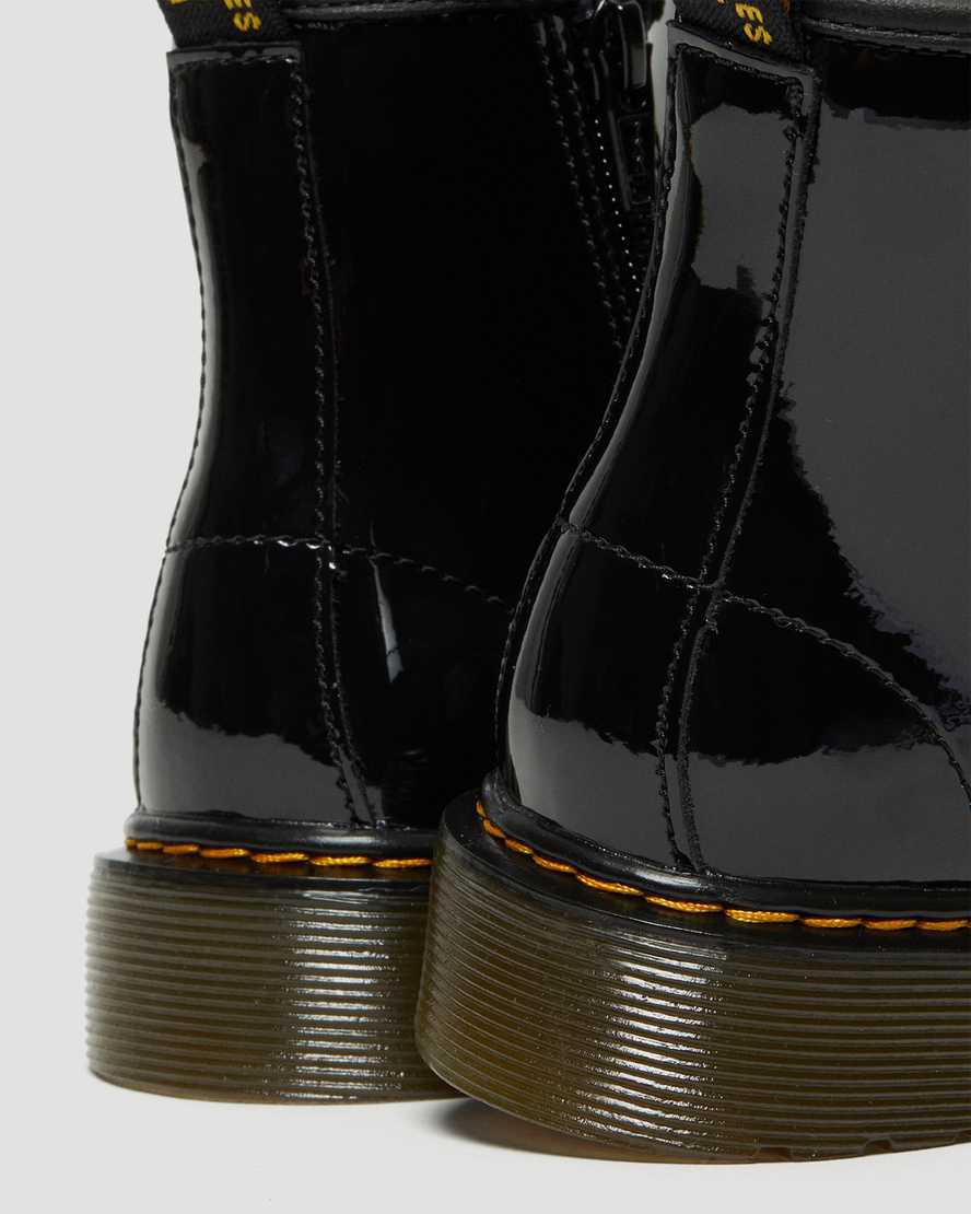 Dr Martens Junior 1460 Patent Leather Lasten Nauhasaappaat Mustat  Suomi |  9872INESG