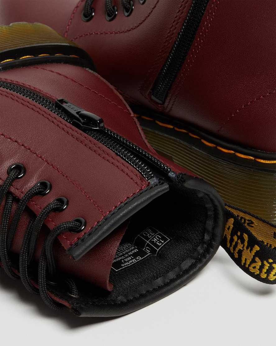 Dr Martens Junior 1460 Softy T Leather Lasten Nauhasaappaat Punainen  Suomi |  2769IRZVW