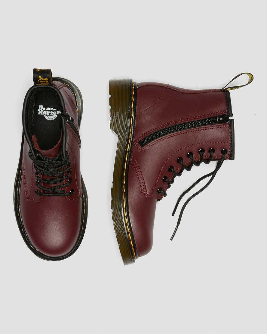 Dr Martens Junior 1460 Softy T Leather Lasten Nauhasaappaat Punainen  Suomi |  2769IRZVW