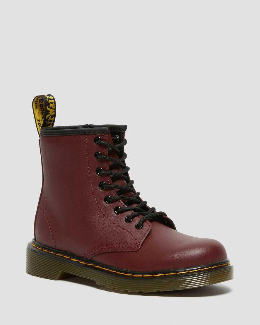 Dr Martens Junior 1460 Softy T Leather Lasten Nauhasaappaat Punainen  Suomi |  2769IRZVW