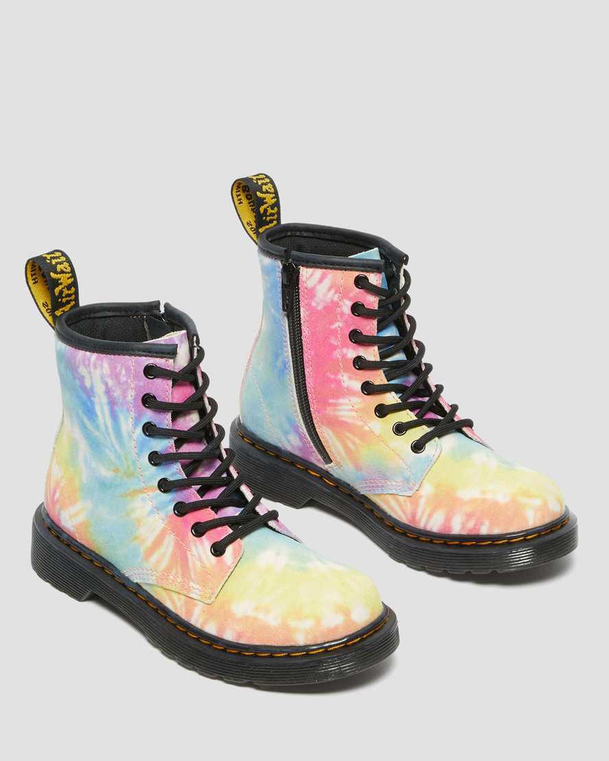 Dr Martens Junior 1460 Tie Dye Lasten Nauhasaappaat Multi Tie Dye  Suomi |  2198PSNDZ