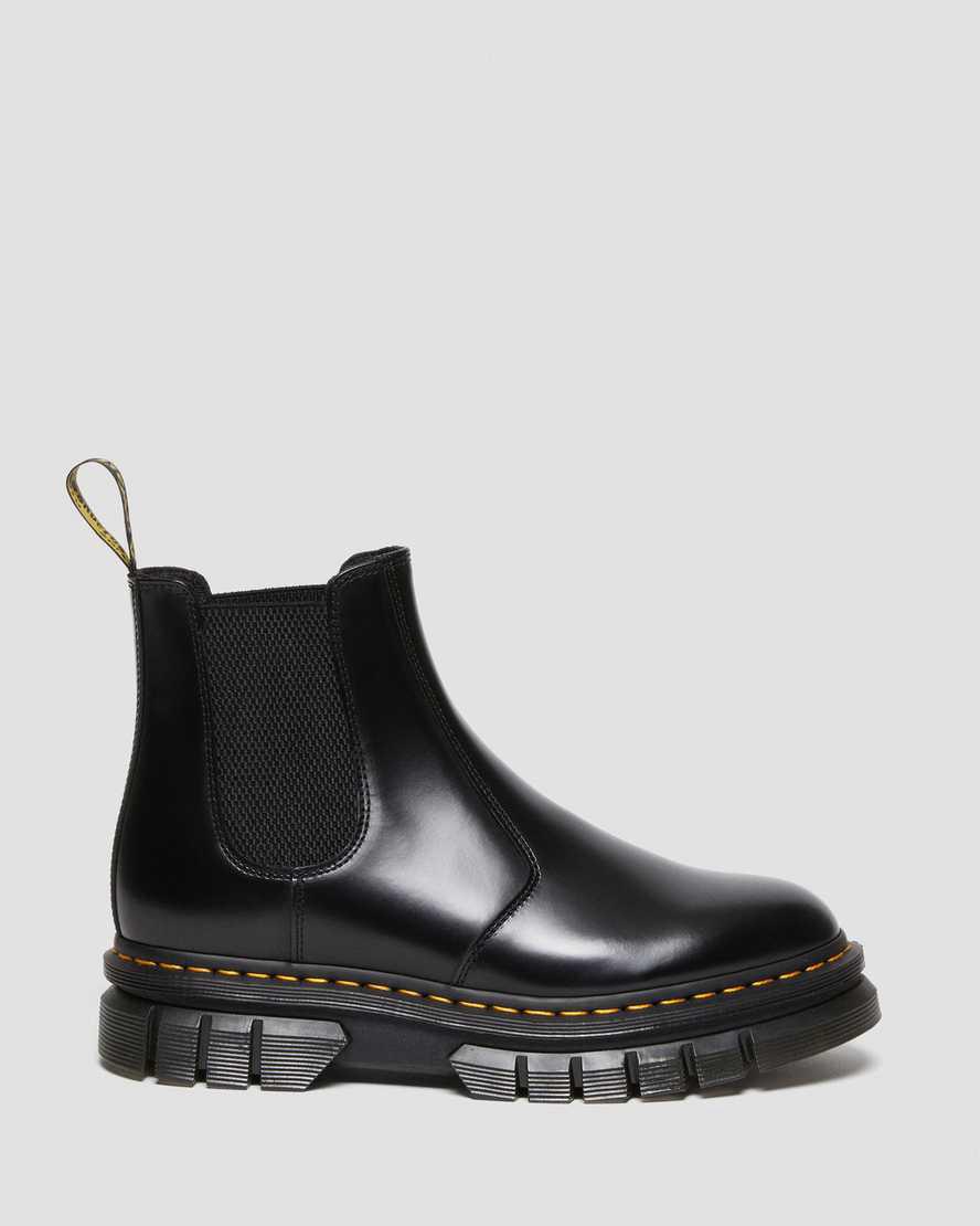 Dr Martens Rikard Polished Smooth Leather Chelsea Naisten Platform Saappaat Mustat  Suomi |  2759KHZQP