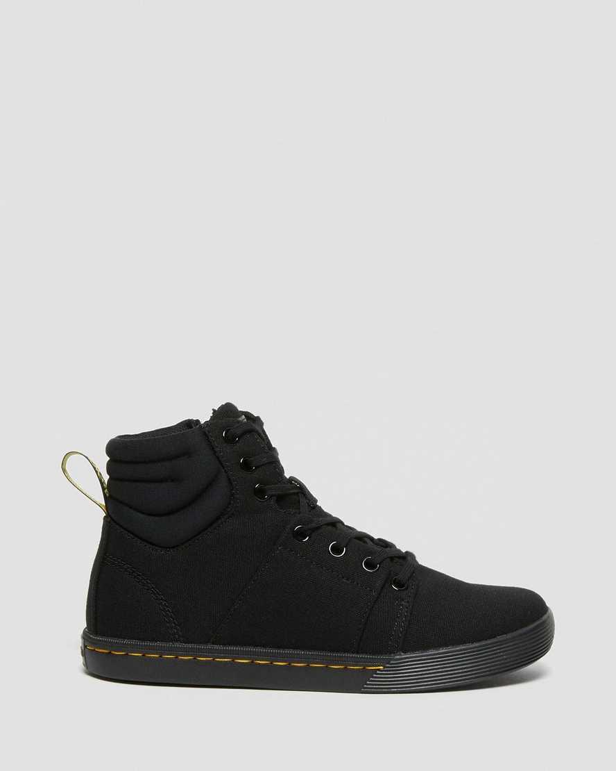 Dr Martens Rozarya Canvas Naisten Nilkkurit Black/Black  Suomi |  0374ISKHO