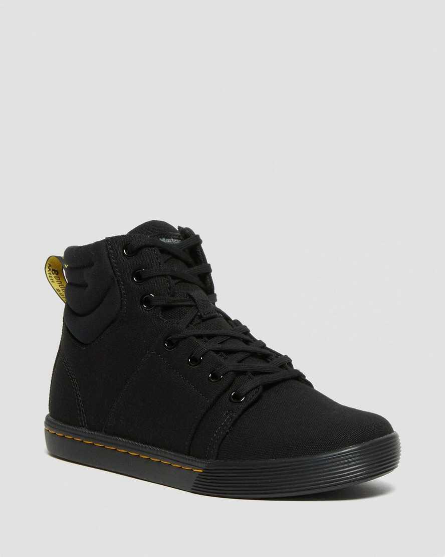 Dr Martens Rozarya Canvas Naisten Nilkkurit Black/Black  Suomi |  0374ISKHO