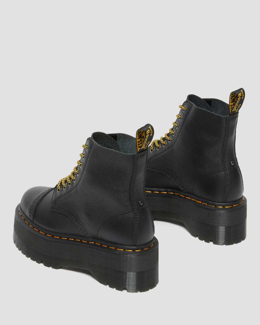 Dr Martens Sinclair Max Pisa Leather Platform Naisten Nilkkurit Mustat  Suomi |  1407FEITK