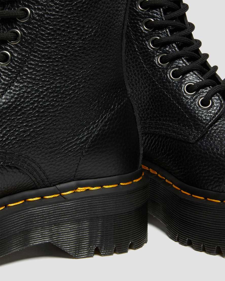 Dr Martens Sinclair Milled Nappa Leather Platform Naisten Nilkkurit Mustat  Suomi |  8421SGKYH