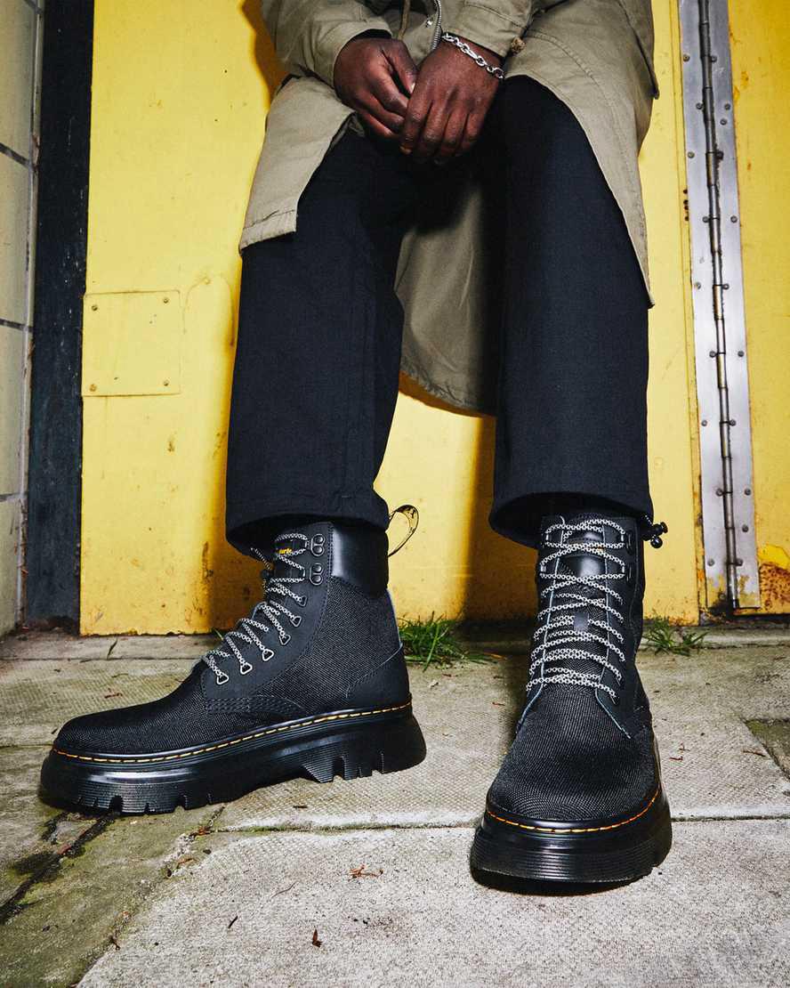 Dr Martens Tarik Utility Miesten Vapaa-ajan Saappaat Mustat  Suomi |  6352SFJZG