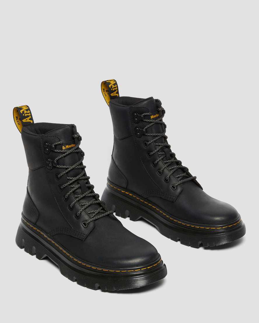 Dr Martens Tarik Wyoming Leather Utility Miesten Nilkkurit Mustat  Suomi |  0293LFDET