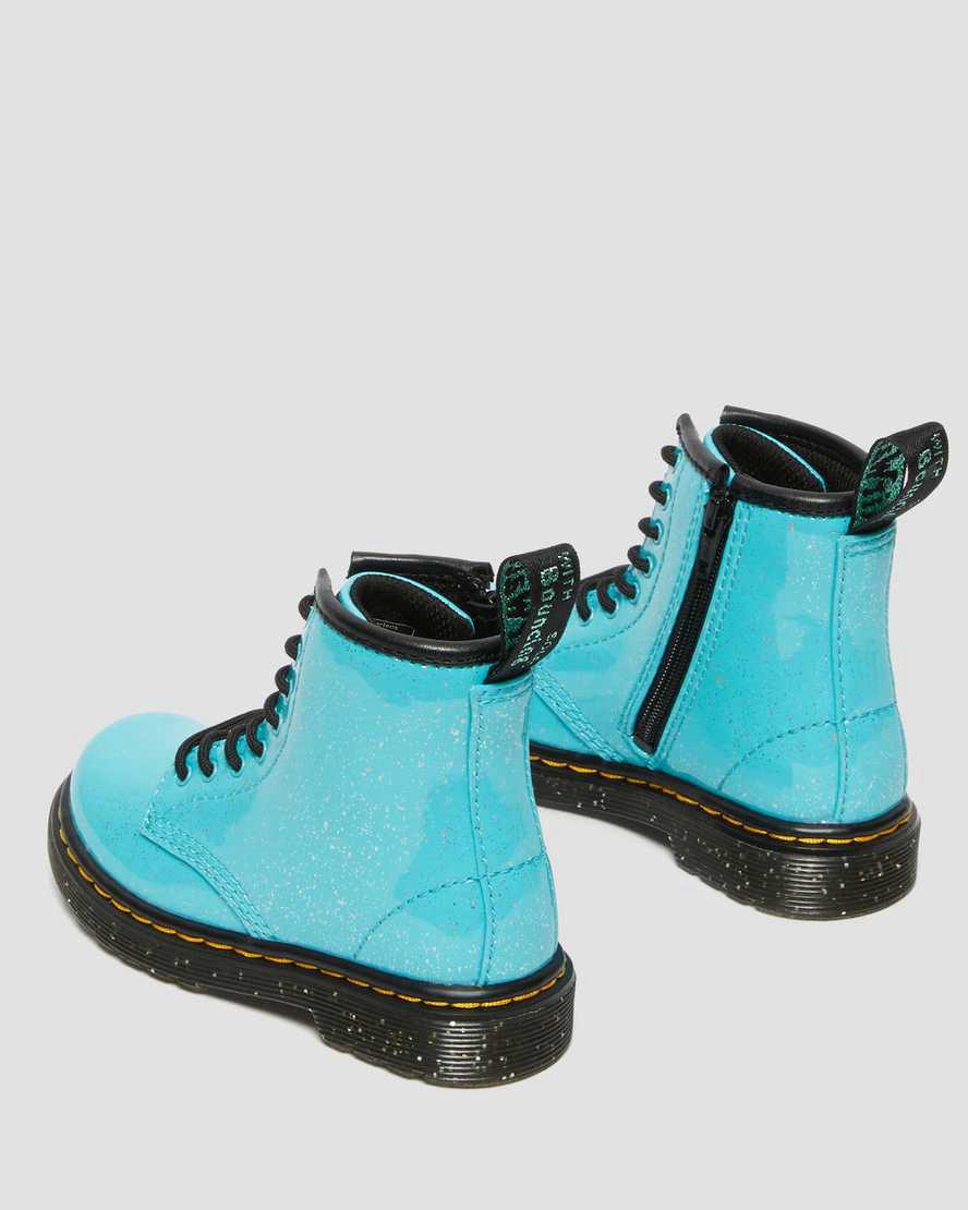 Dr Martens Toddler 1460 Glitter Lasten Nauhasaappaat Turkoosi  Suomi |  4082YLVME