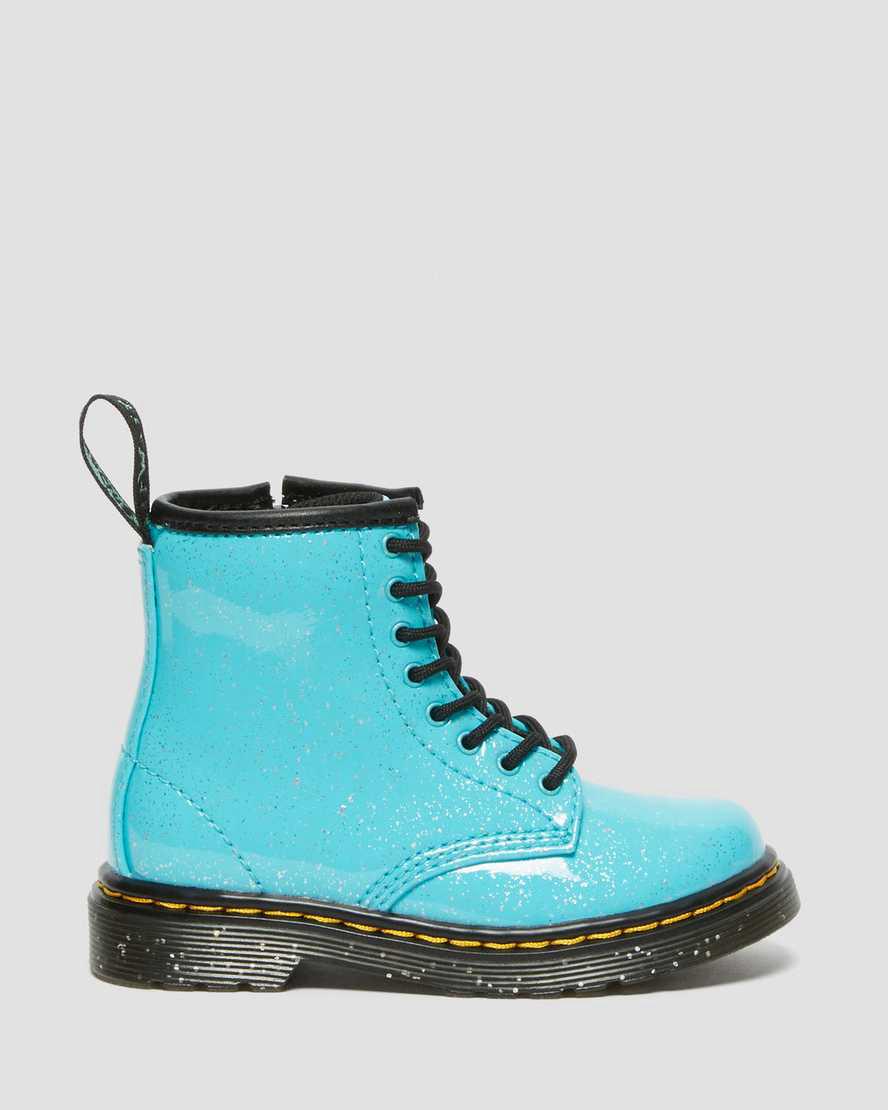 Dr Martens Toddler 1460 Glitter Lasten Nauhasaappaat Turkoosi  Suomi |  4082YLVME