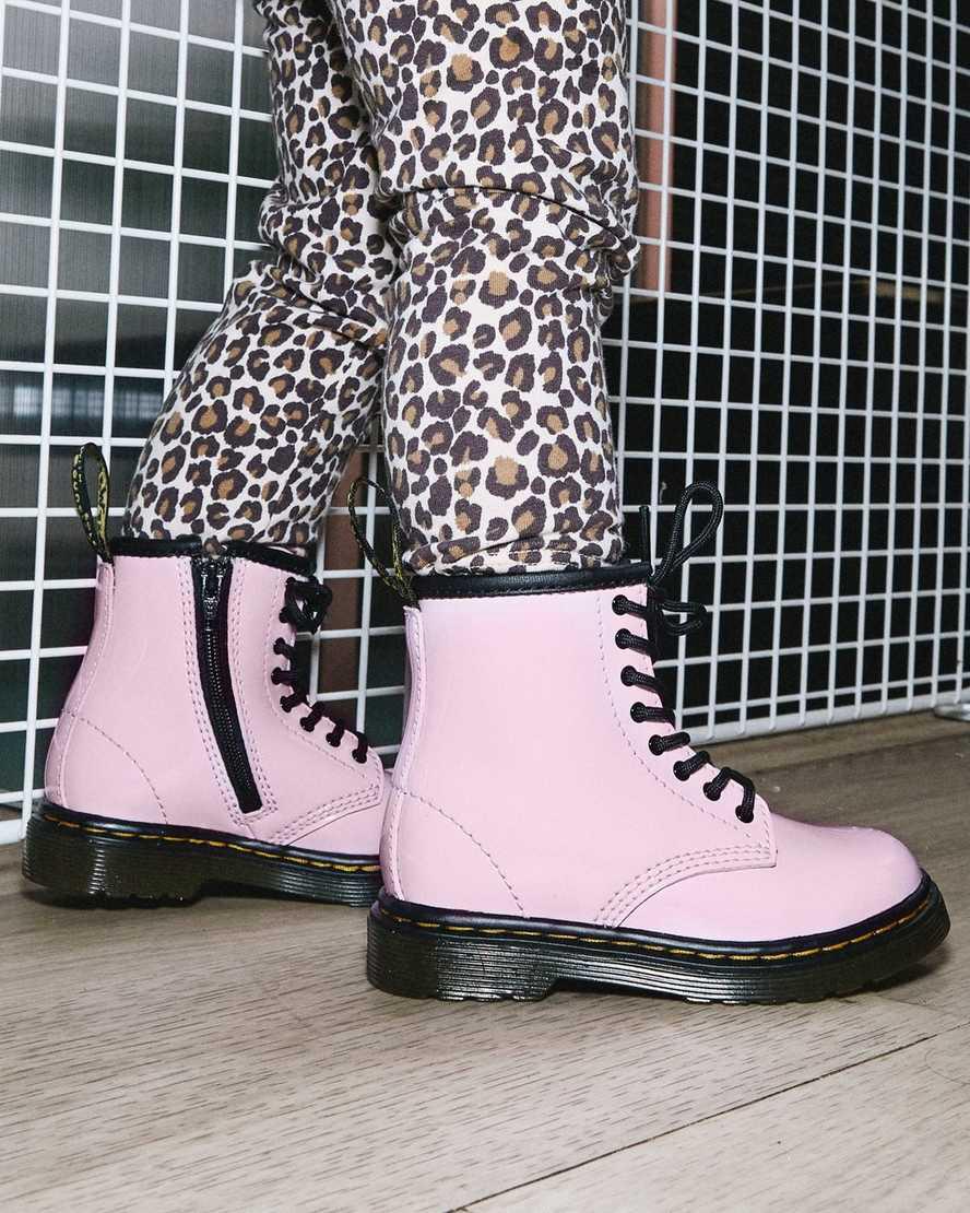 Dr Martens Toddler 1460 Patent Leather Lasten Nauhasaappaat Pinkki  Suomi |  6487BWLOE